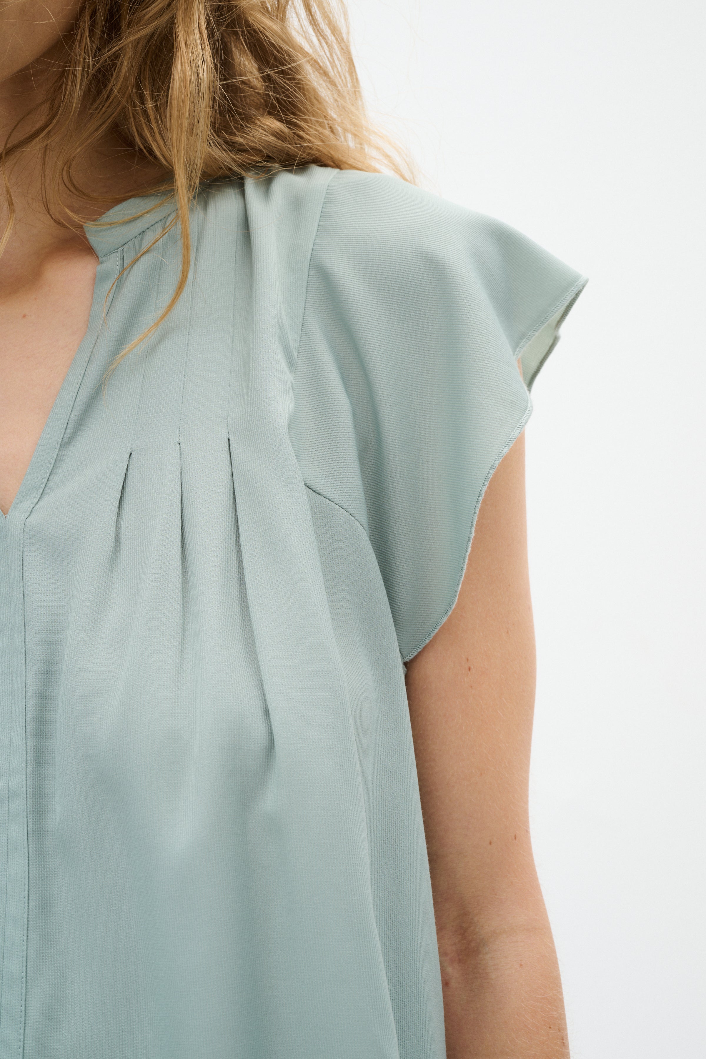 InWear Cidenza IW Sleeveless Top in Desert Green