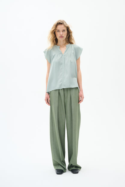 InWear Cidenza IW Sleeveless Top in Desert Green