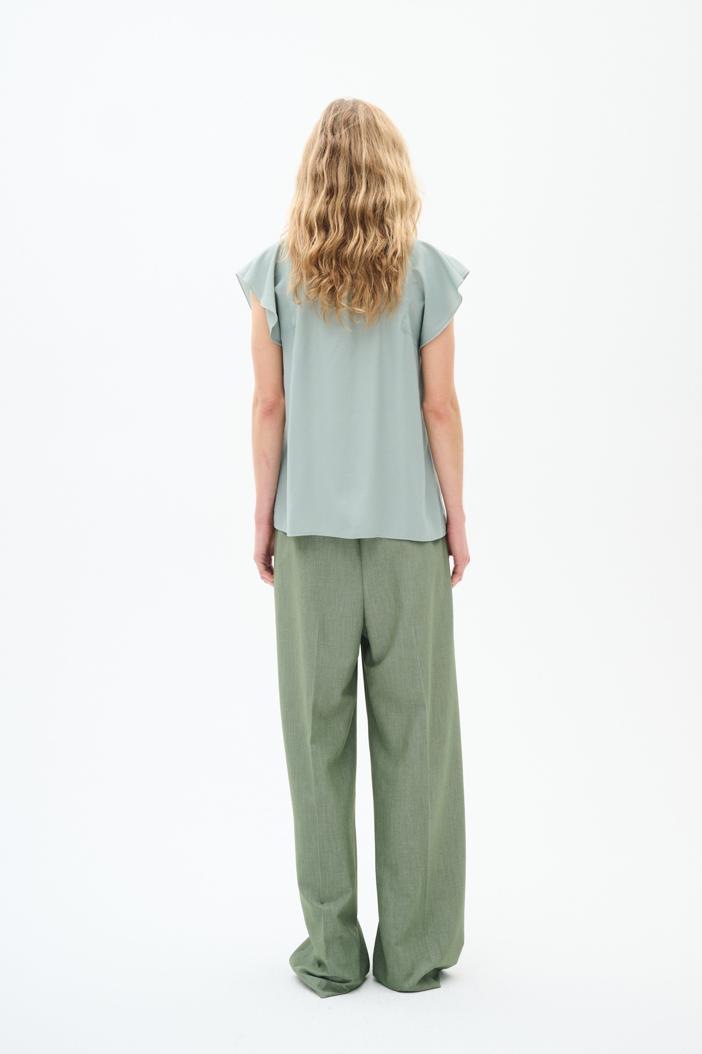 InWear Cidenza IW Sleeveless Top in Desert Green