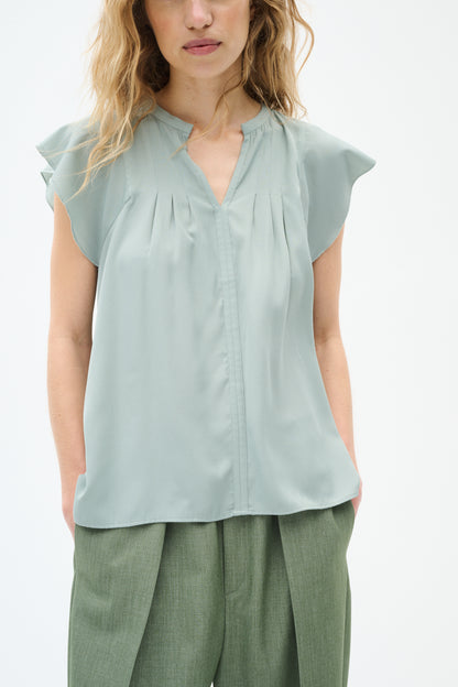 InWear Cidenza IW Sleeveless Top in Desert Green