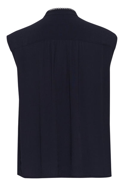 InWear Fallon Top in Marine Navy Blue