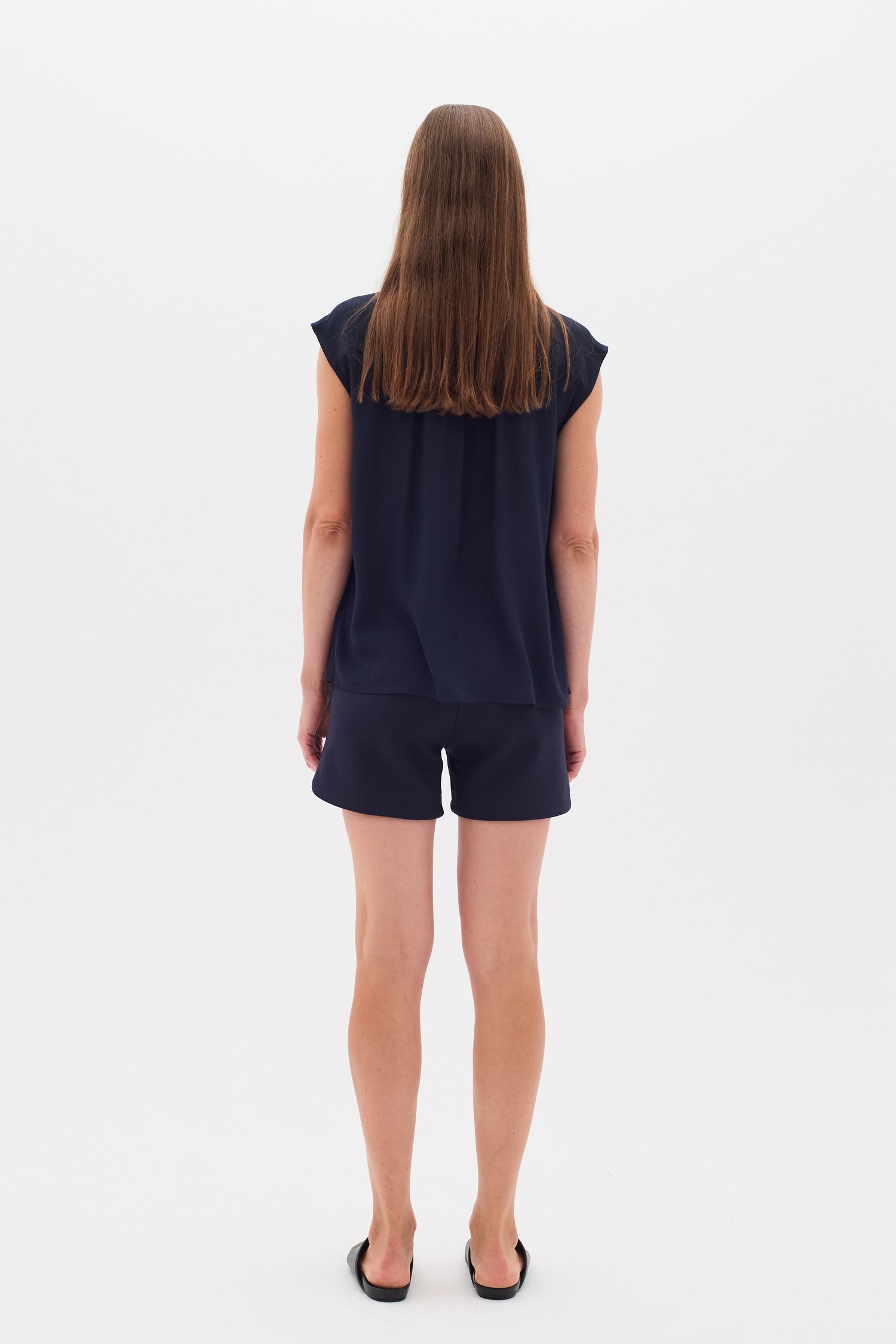 InWear Fallon Top in Marine Navy Blue