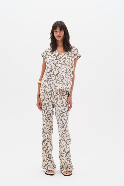 InWear Yafa IW Printed Wide Leg Trouser