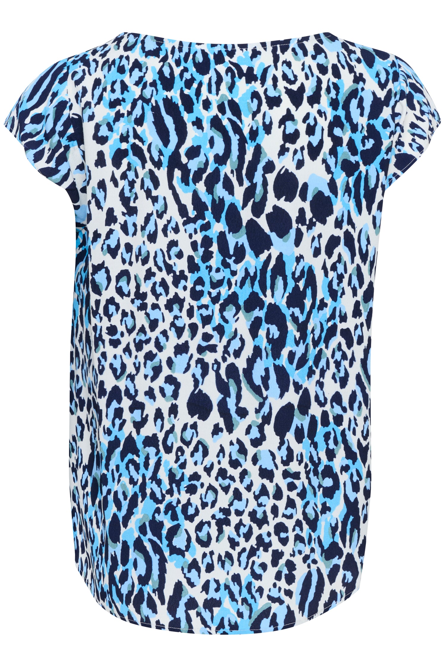 Saint Tropez Blanca Adele Top in Blue Animal