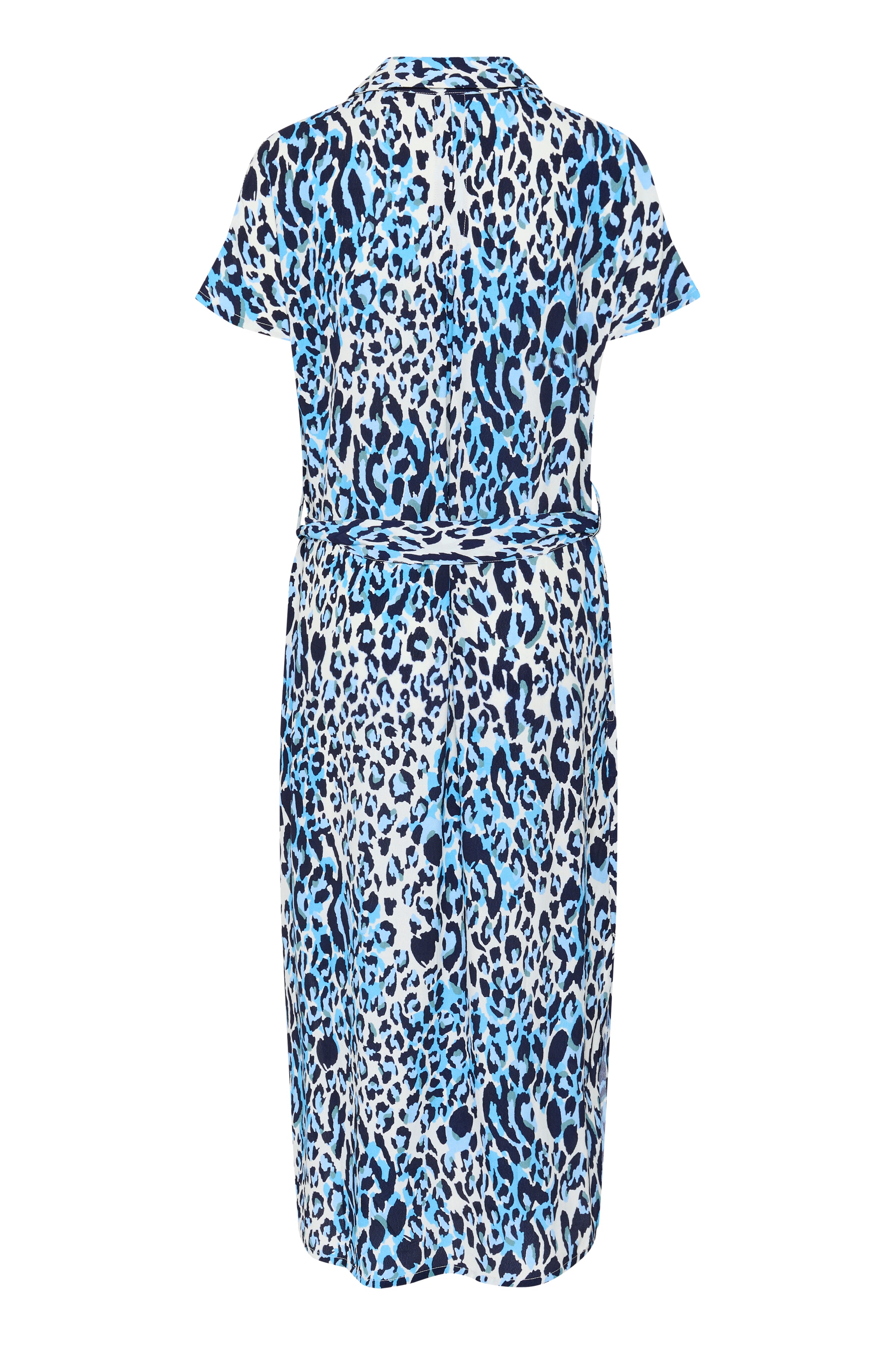 Saint Tropez Blanca Dress in Blue Animal