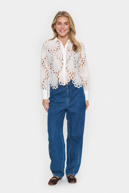 Saint Tropez Jilianna Shirt in White