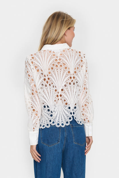 Saint Tropez Jilianna Shirt in White