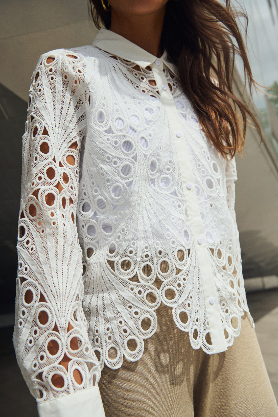 Saint Tropez Jilianna Shirt in White
