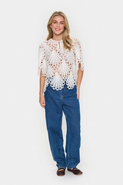 Saint Tropez Jilianna Shirt in White