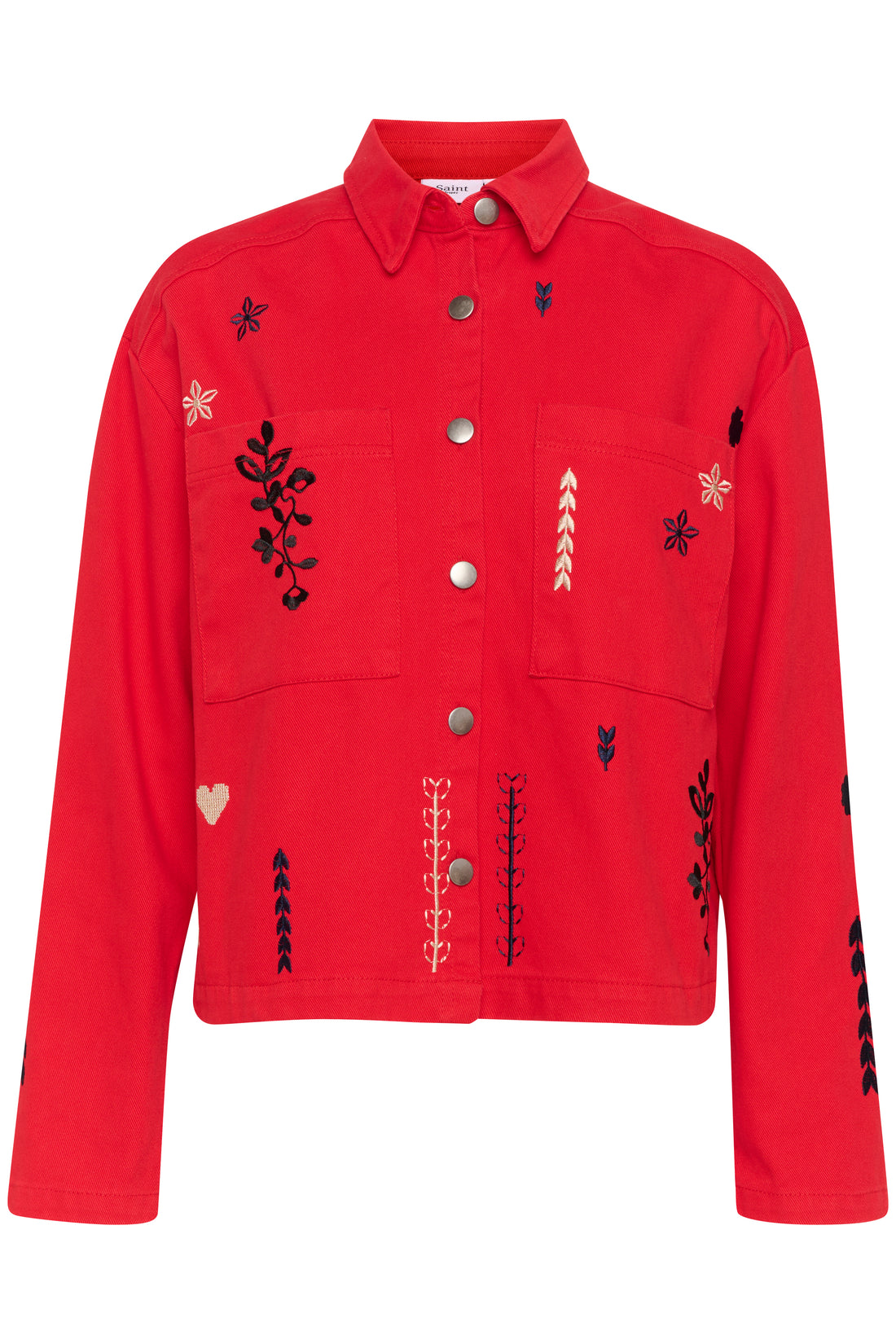 Saint Jean Jacket in Flame Scarlet