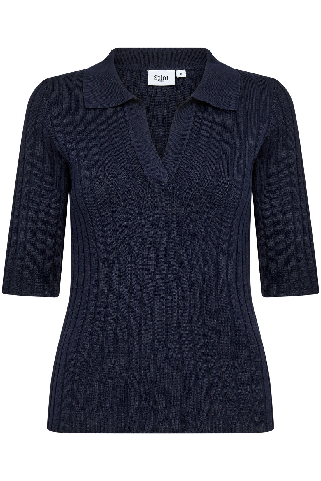 Saint Tropez Juanna Polo Pullover in Baritone Blue
