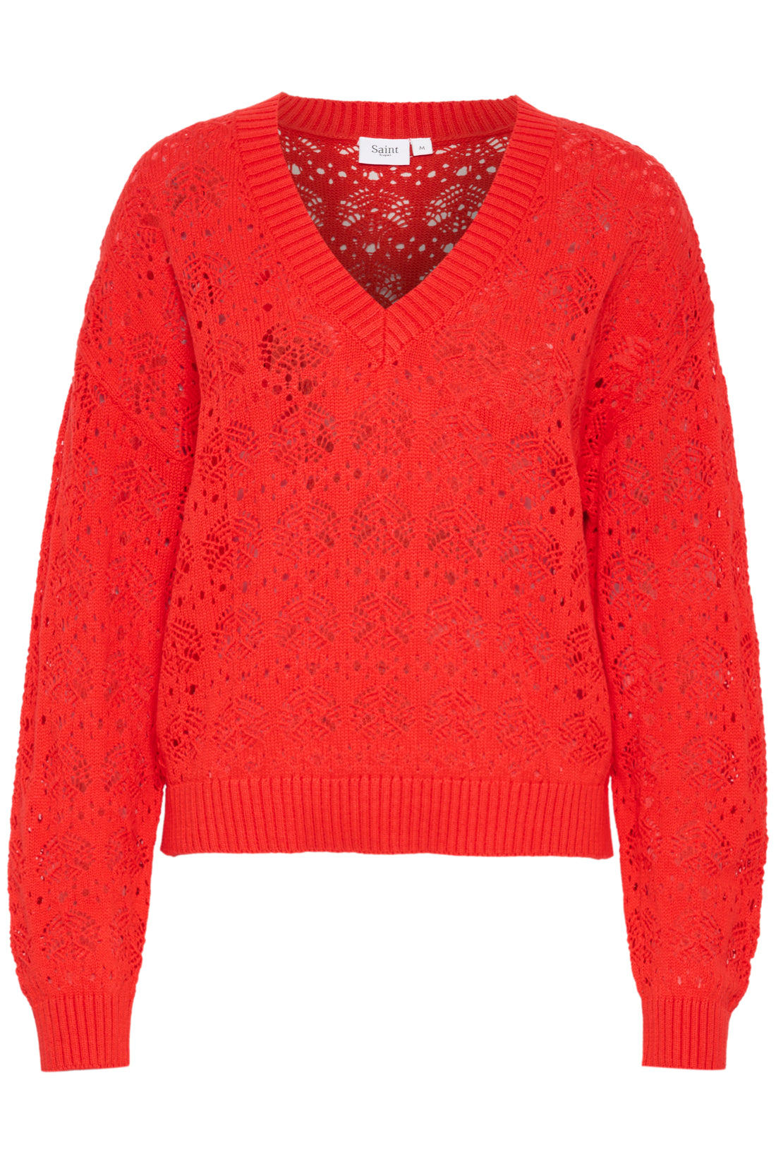 Saint Tropez Juna Knit in Flame Scarlet