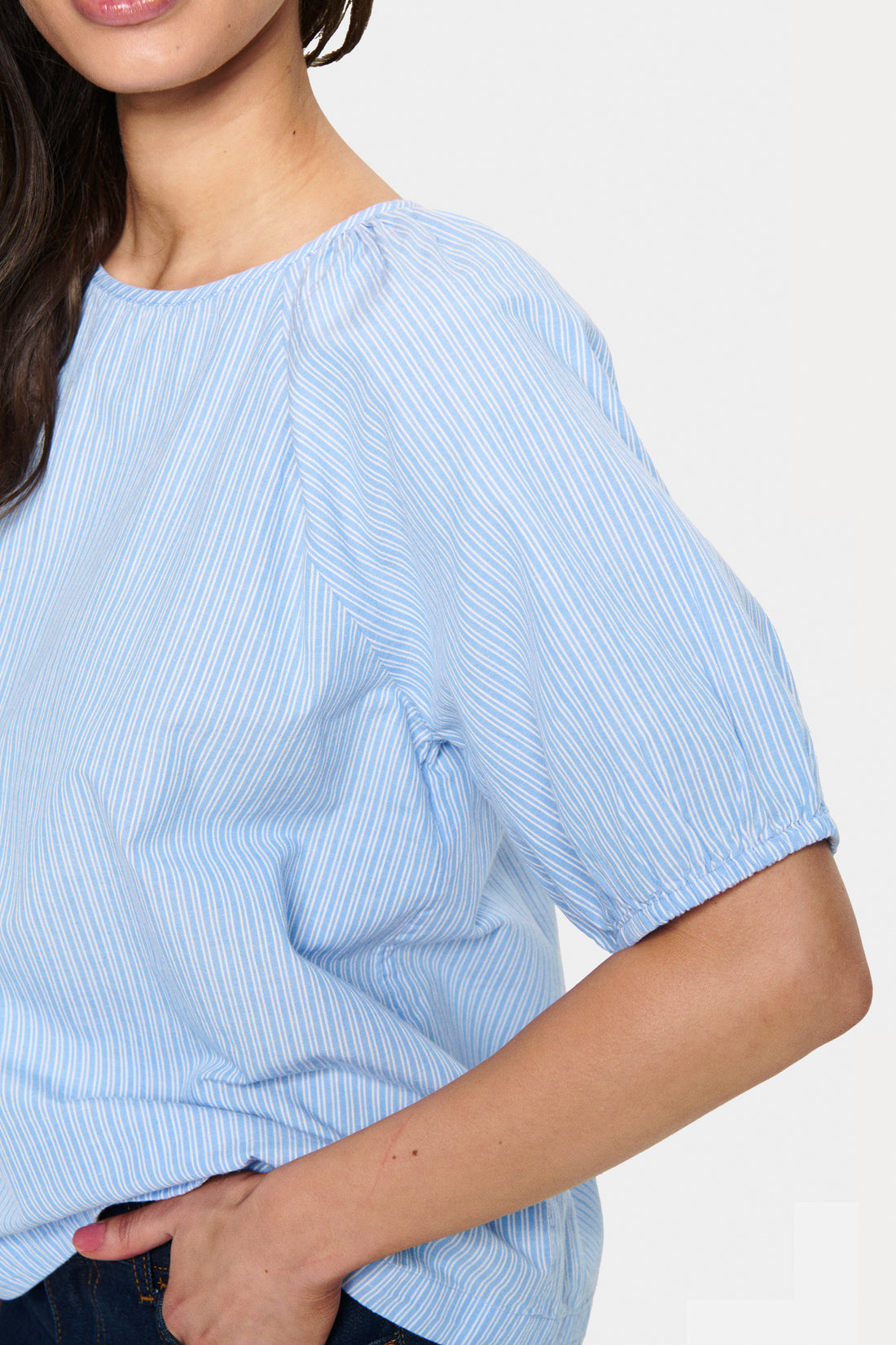 Saint Josefia Striped top in Airy Blue
