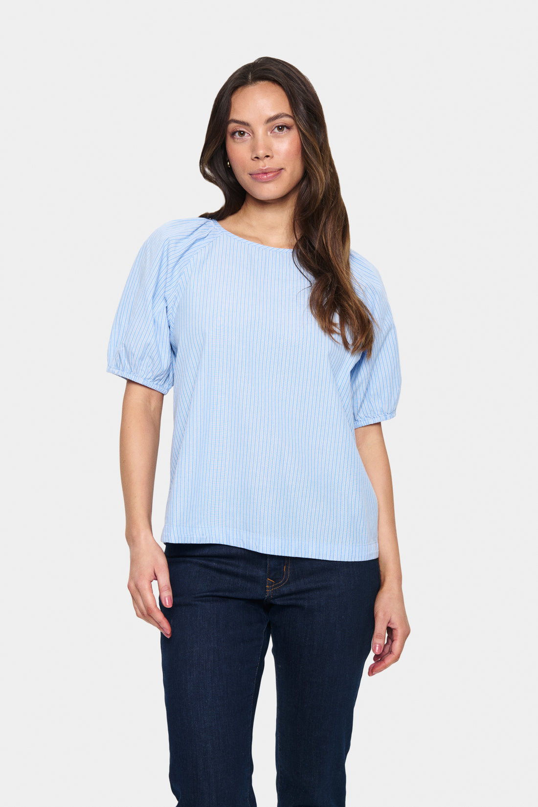 Saint Josefia Striped top in Airy Blue