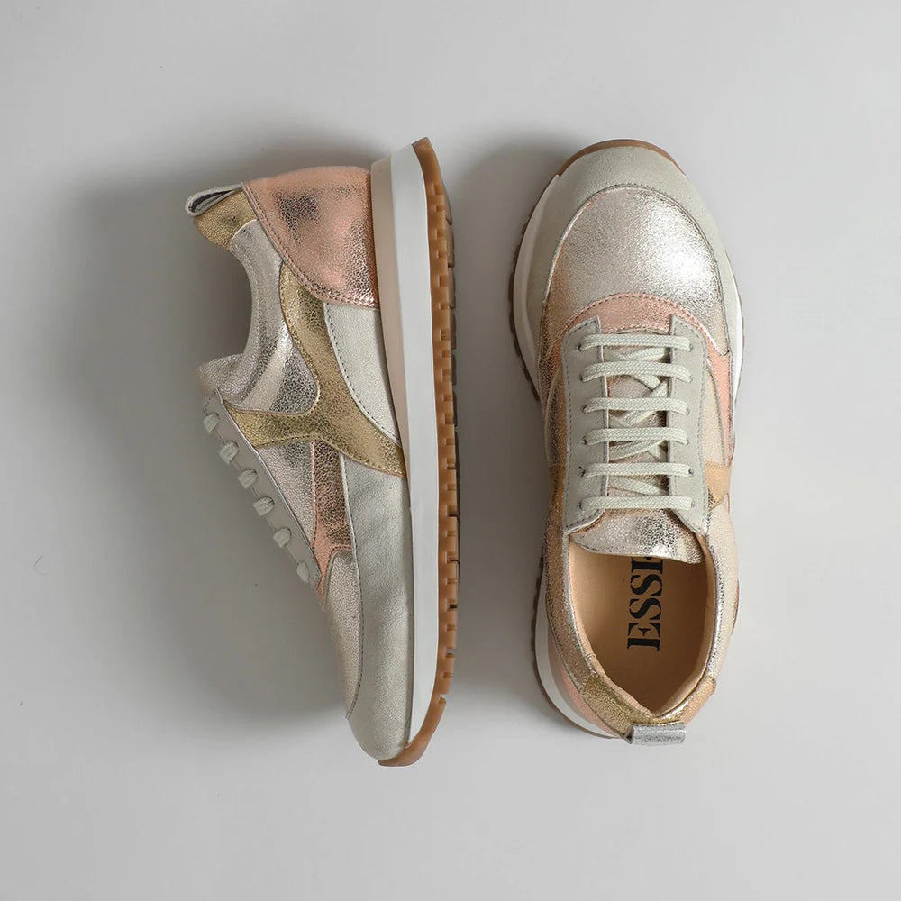 Esska Cinda Vegan Trainers in Metallic