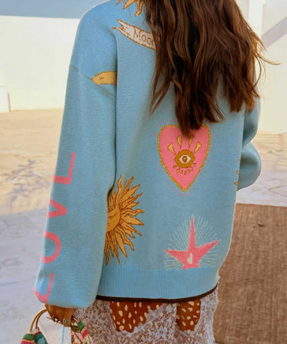 NFD Mystical Cardigan in Blue