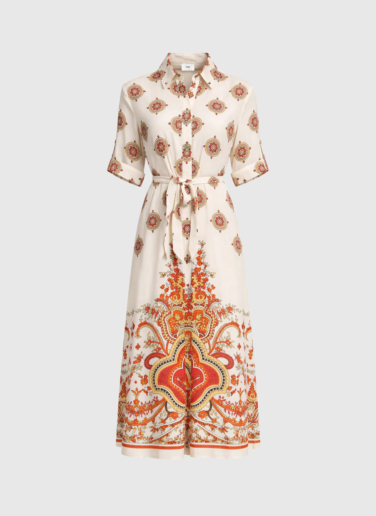 ANGE OVINTALA Print Dress