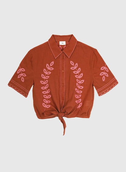 ANGE SILONA Embroidered Shirt