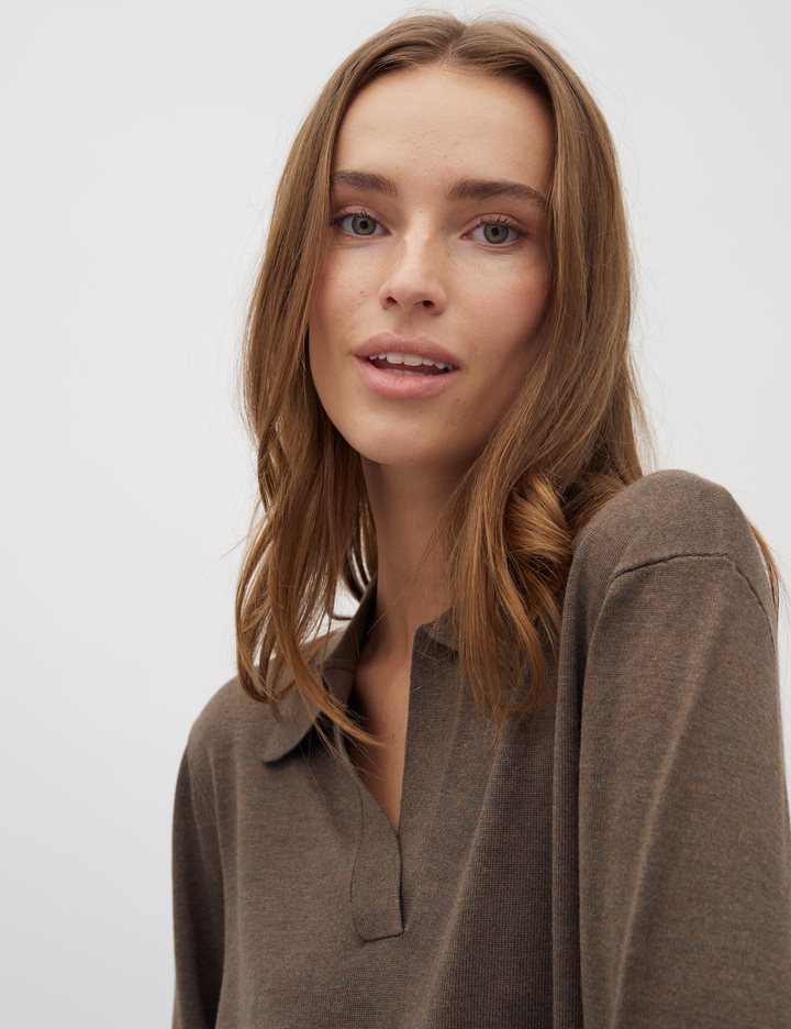 MbyM Sika Jumper in Fossil Melange