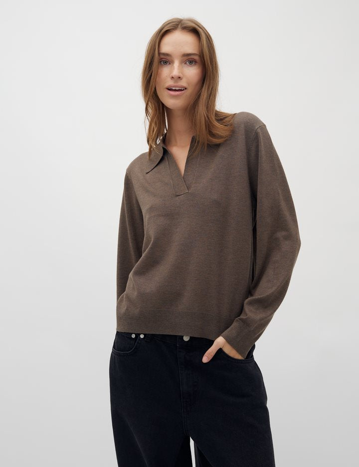 MbyM Sika Jumper in Fossil Melange