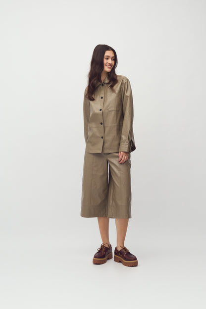 MbyM Crincle Shirt in Brindle Sand