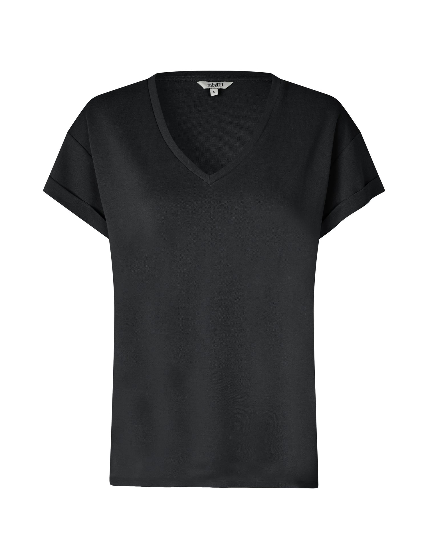 MbyM Bosko Luxe V-Neck T-Shirt in Black