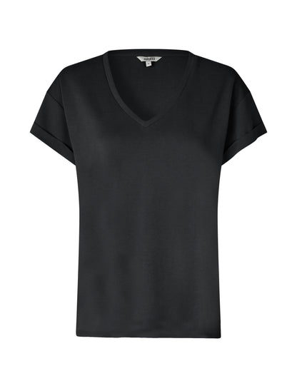 MbyM Bosko Luxe V-Neck T-Shirt in Black