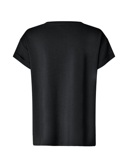 MbyM Bosko Luxe V-Neck T-Shirt in Black