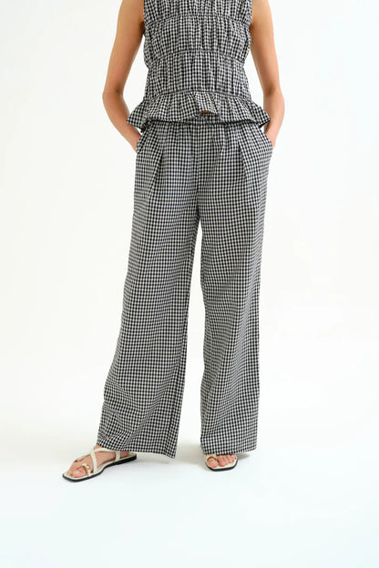 Gingham Trouser