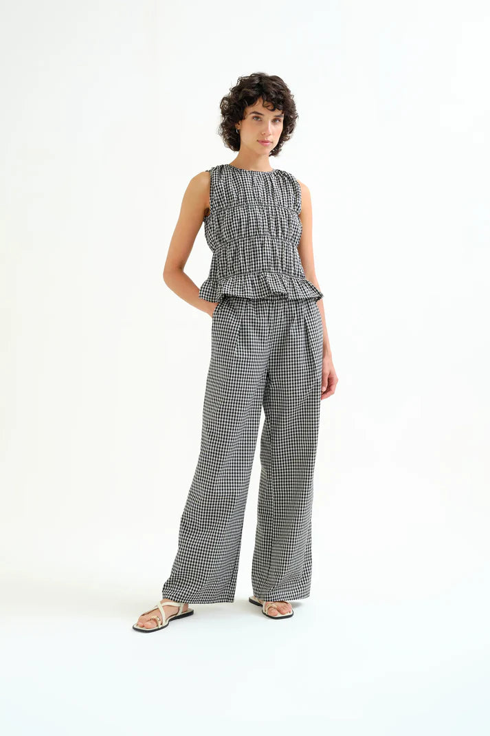 Gingham Trouser