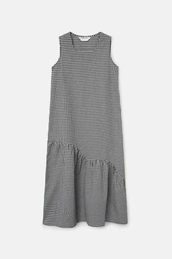 Gingham Midi Dress