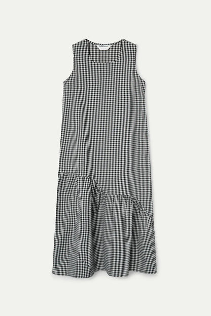 Gingham Midi Dress