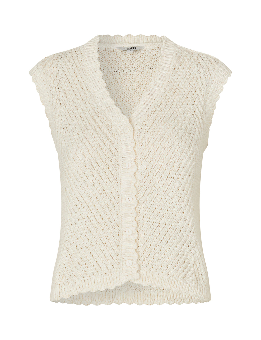 MbyM Knitted Vest With detailed Pattern