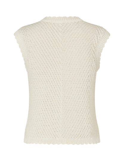 MbyM Knitted Vest With detailed Pattern