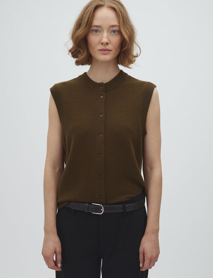 MbyM Gesine Olive Knit 100% Wool