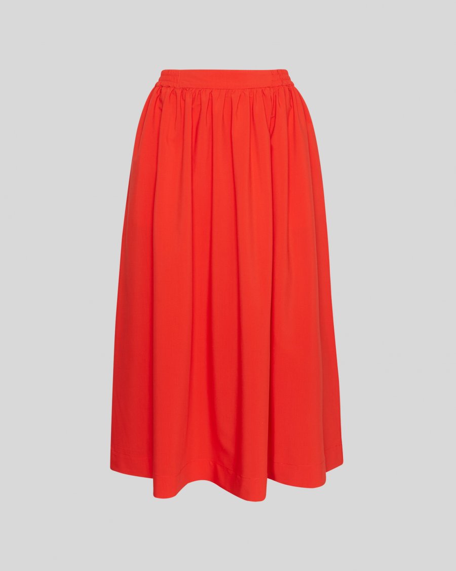 MSCH Cassie Skirt in Flame Red