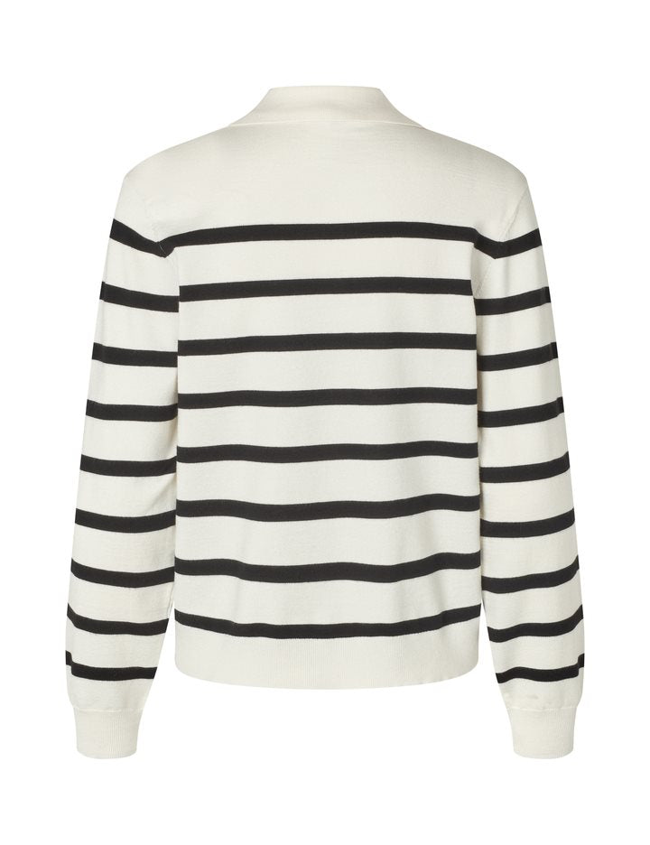 MbyM Knit in Sugar with Java Stripe