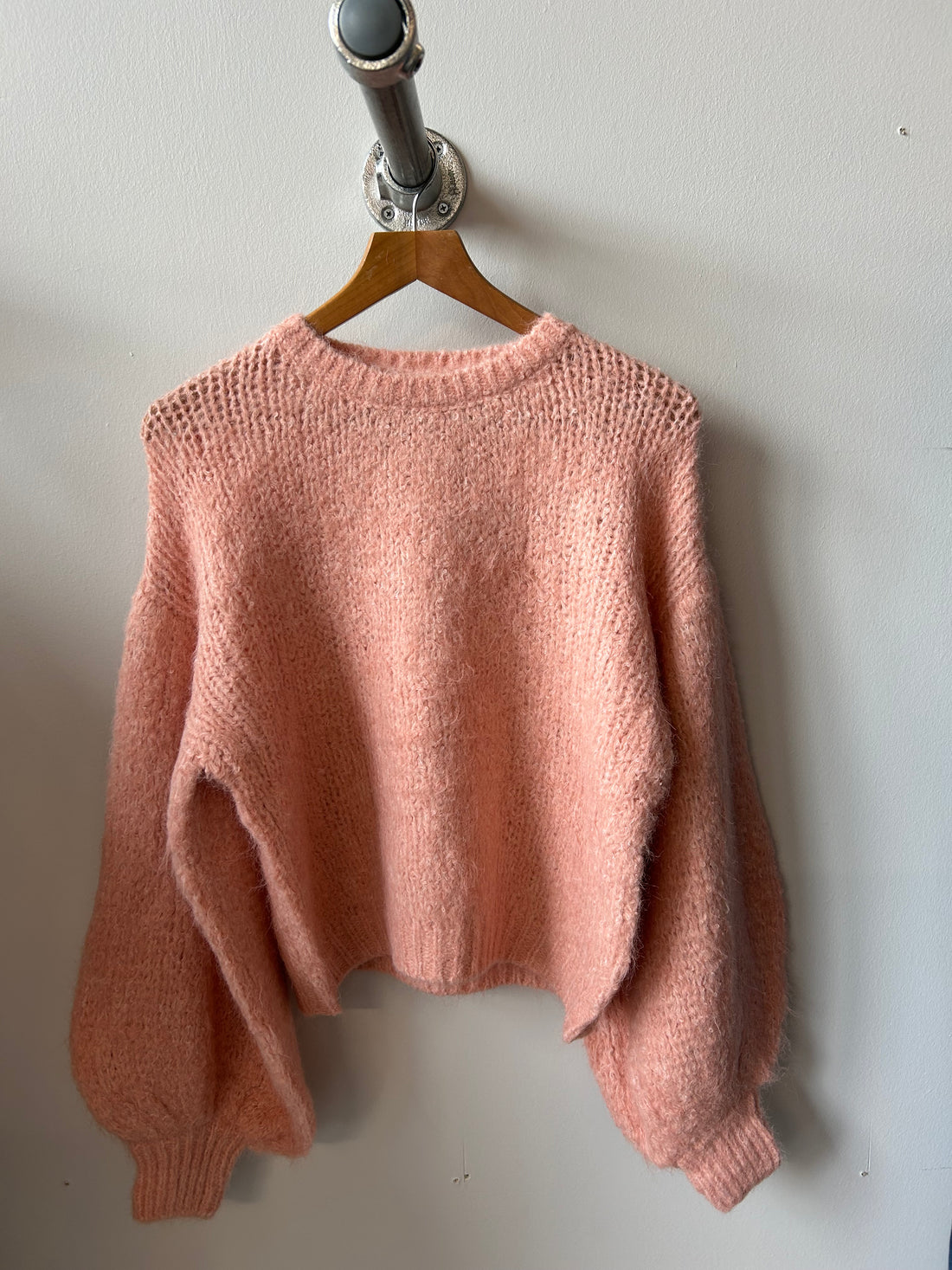 Sophia Alpaca Mix Knit in Rose Pink (ONE SIZE)