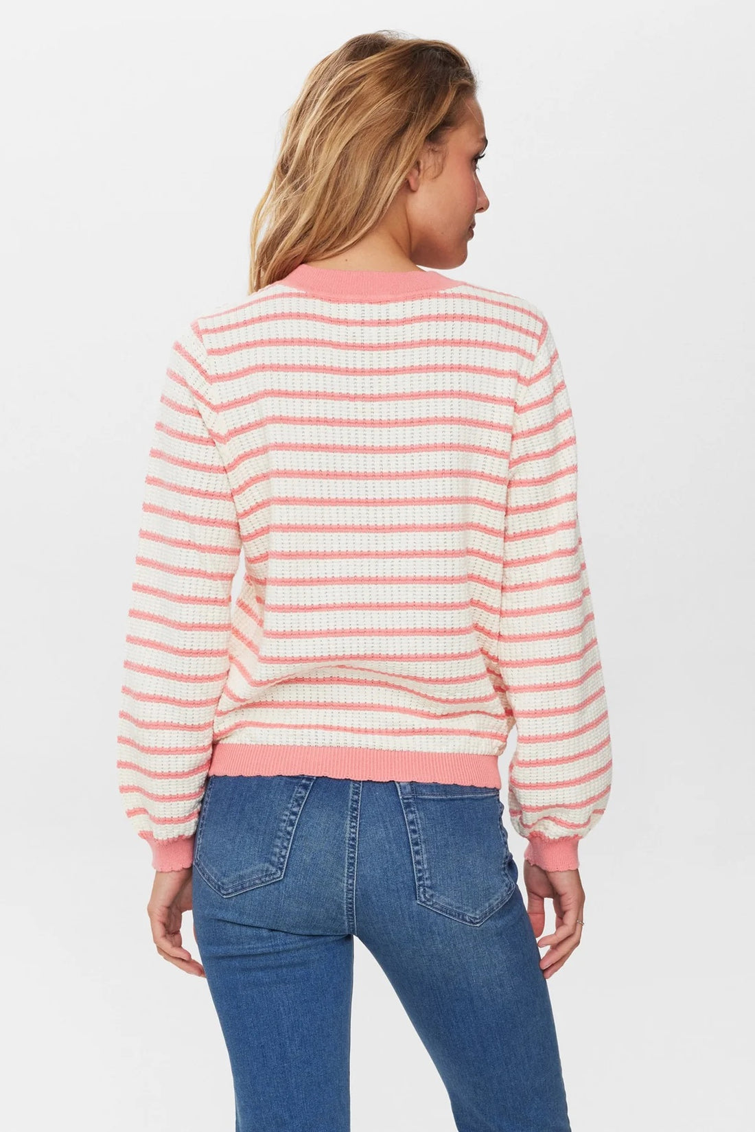 Nümph Nunicole Long Sleeved Pullover in Shell Pink