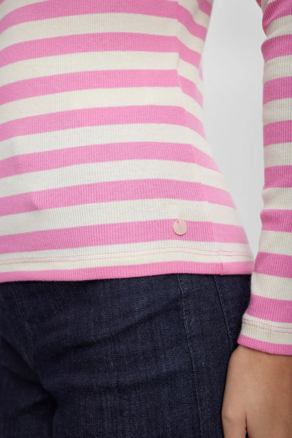Numph Numixie Long Sleeved Top in Pink Cosmos