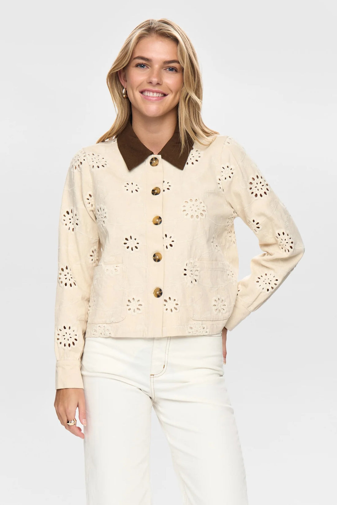 Numph Nuenora Jacket in Cream