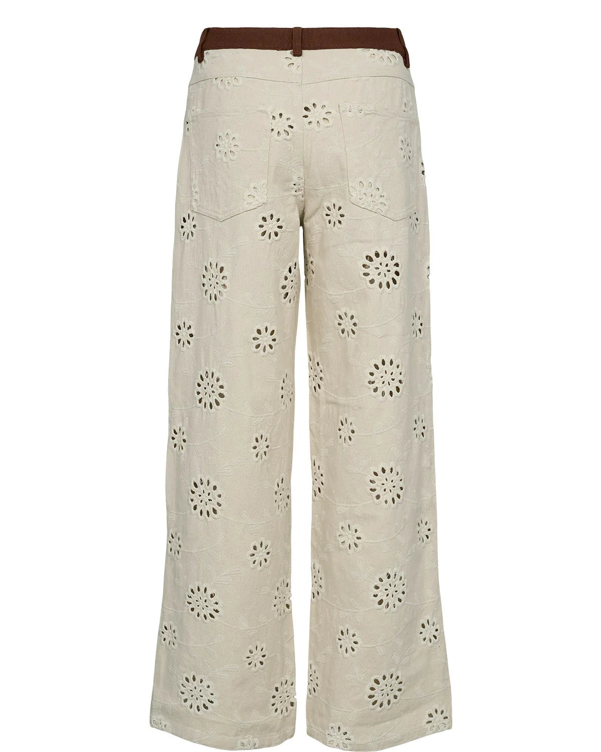 Numph Nuenora Trousers in Cream