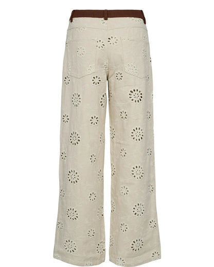 Numph Nuenora Trousers in Cream