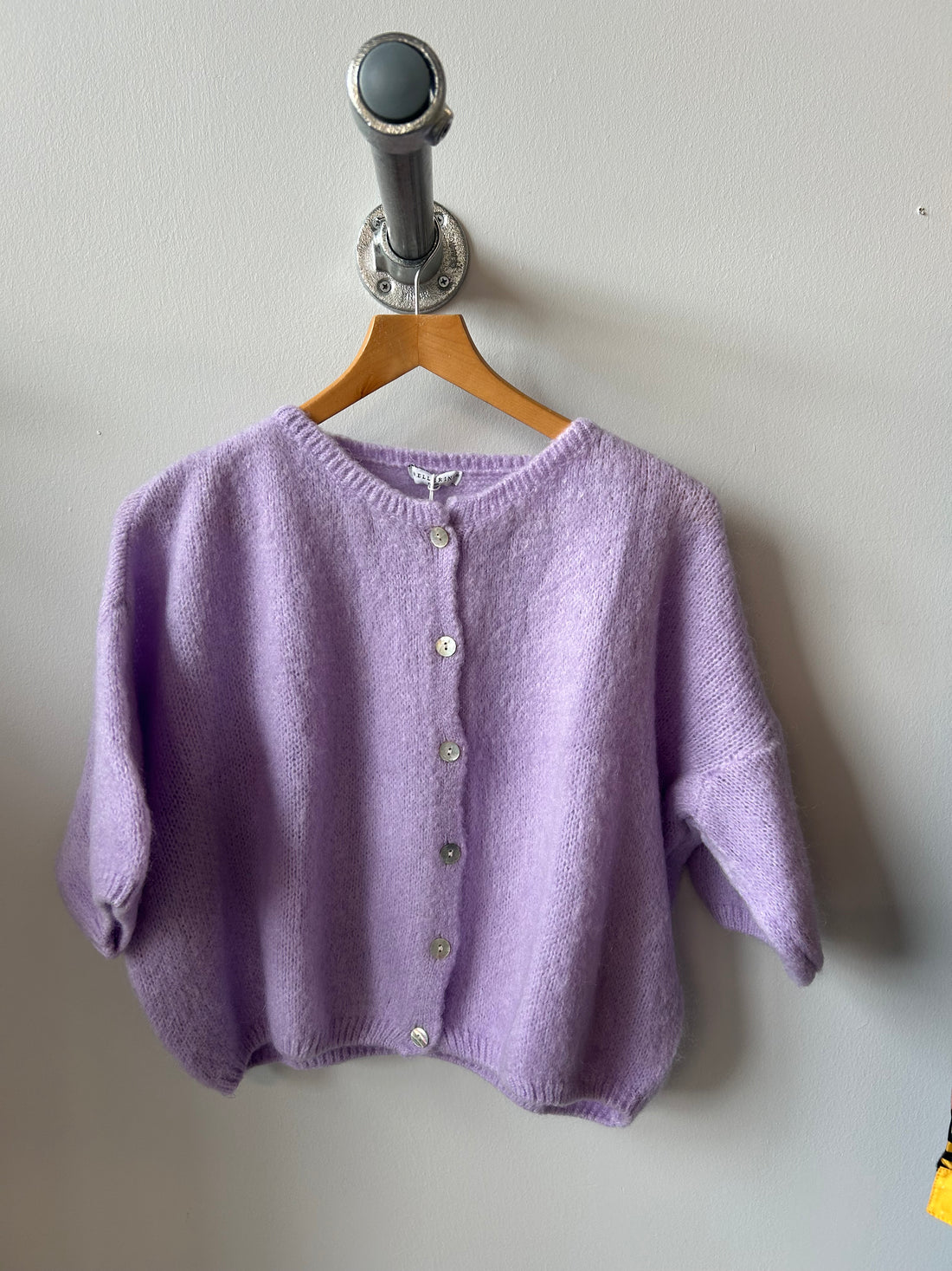 Tilly Mohair Cardigan in Lilac (ONE SIZE)