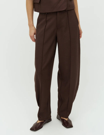 Mbym Morella Pija Trouser in Chicory Coffee Brown