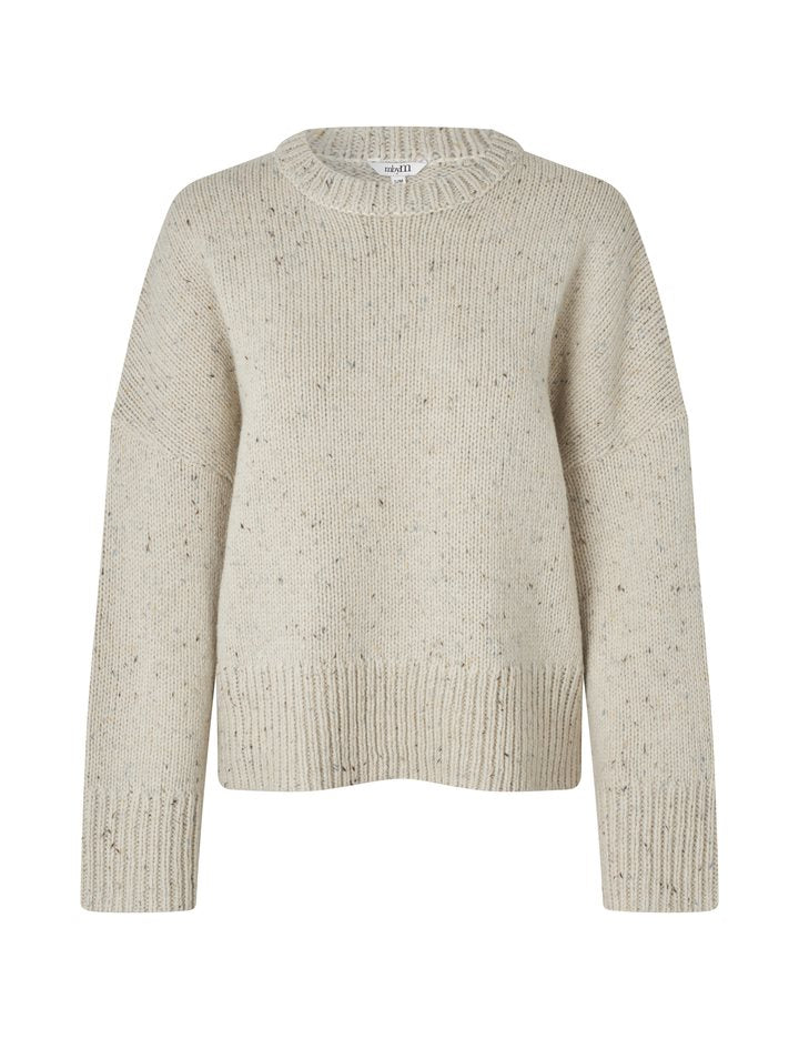 MbyM Becki Gillian Wool Mix Knit in Oyster Sprinkle