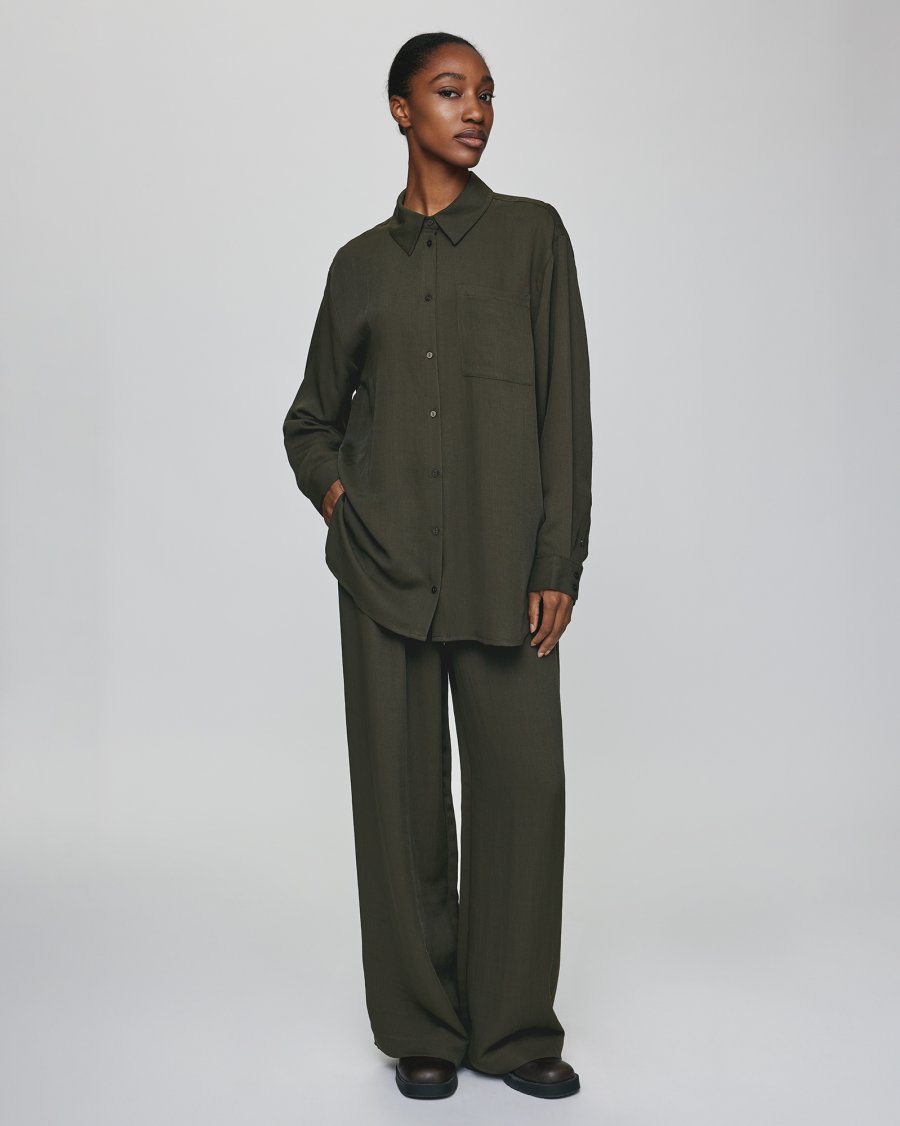 MSCH Genette Shirt in Forest Night