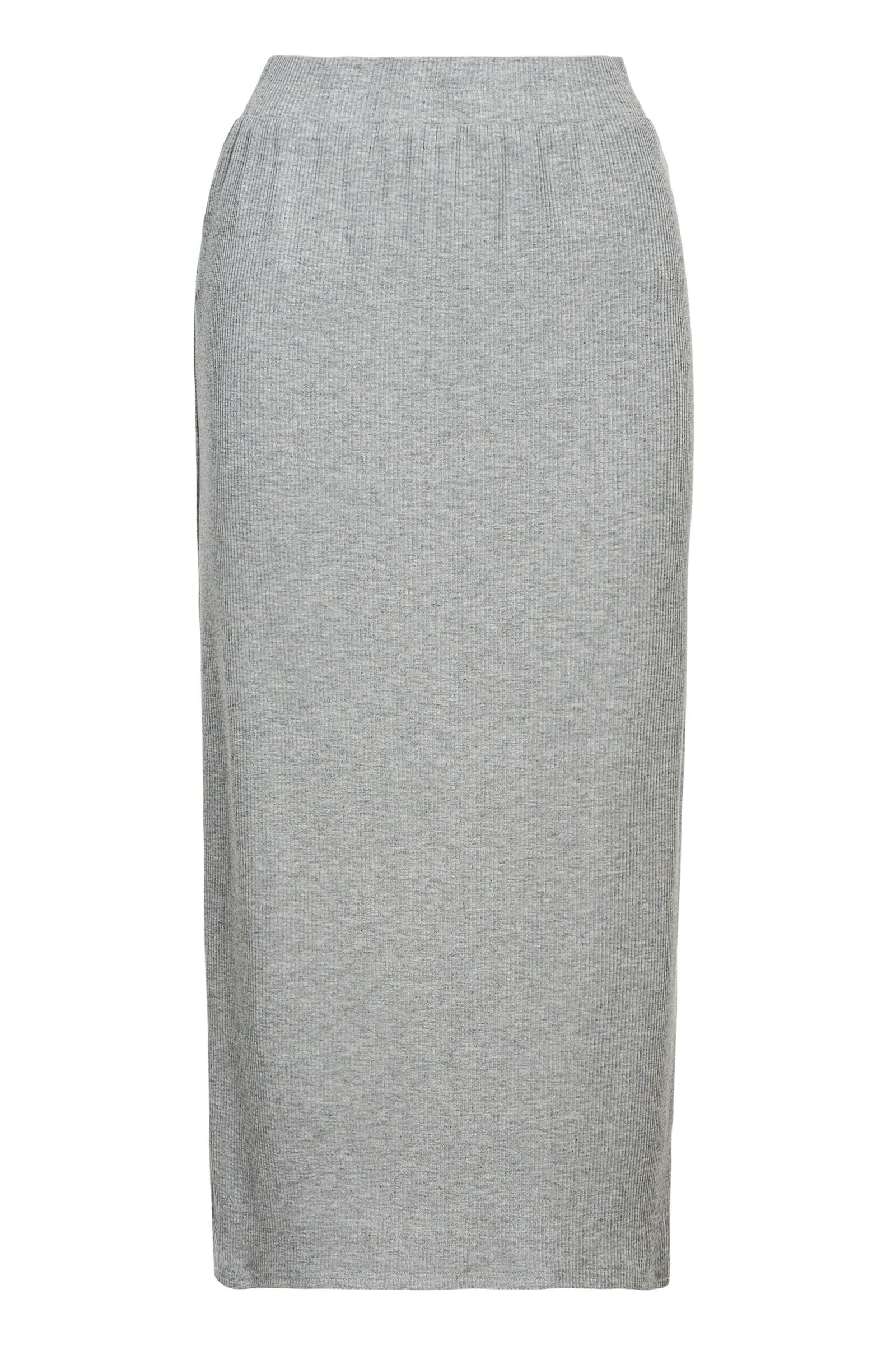 Eb &amp; Ive Grey Ribbed Skirt