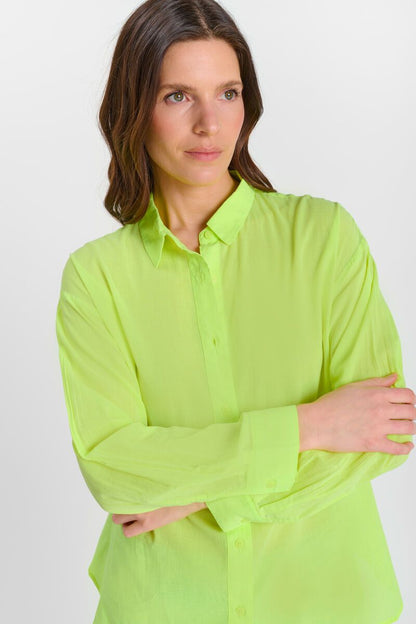 Neon yellow Cotton Shirt