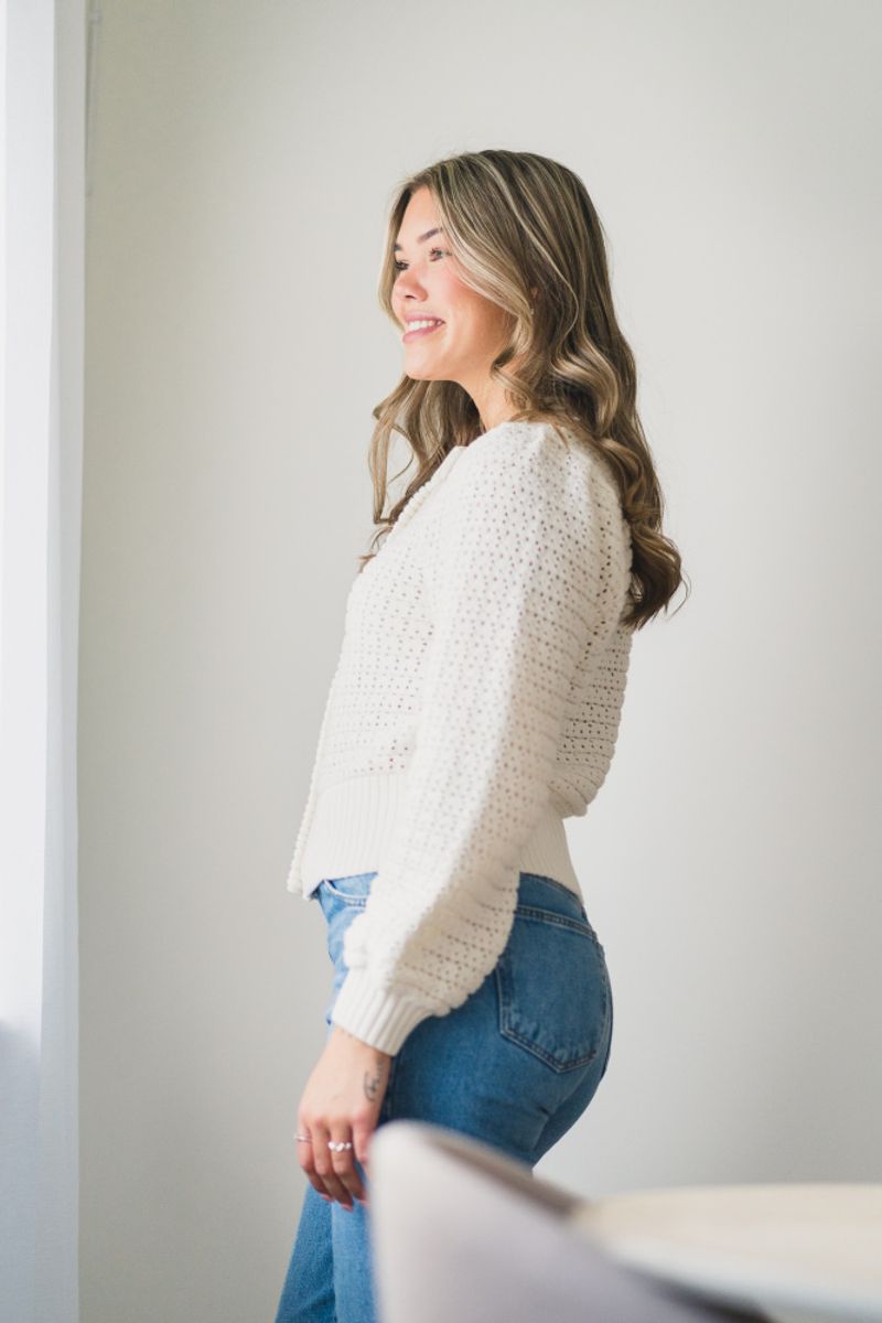 MSCH Tinna Cardigan in Egret